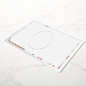 Maak kennis met het wereldkerstfeest folie feestdagenkaart (Gedraaid)