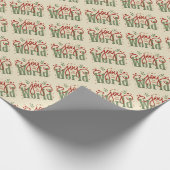 Maak kennis met het wereldpakpapier cadeaupapier (Hoek)