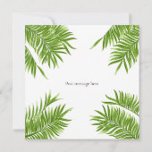 Maak kennis met Miami Bachelorette Party Vakantie  Bedankkaart (Achterkant)