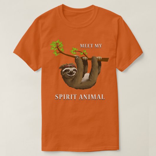 Maak kennis met mijn geest Dier de schattige groet T-shirt (Design voorkant)