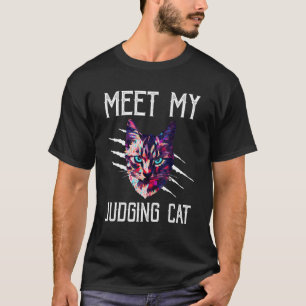 Maak kennis met mijn oordelende kat Kat   Kitten H T-shirt