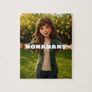 Maak kennis met Nona: De hoofdpersonage aangepaste Legpuzzel