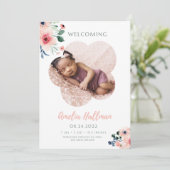 Maak kennis met ons kostbare geschenk - eindelijk  kaart (Staand voorkant)