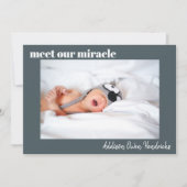 Maak kennis met ons wonder | Aankondiging ter gebo (Voorkant)