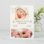 "Maak kennis met onze kleine foto's" Kaart voor ge (Staand voorkant)