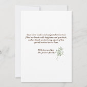 "Maak kennis met onze kleine foto's" Kaart voor ge (Achterkant)