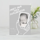 Maak kennis met onze nieuwe Influencer Baby aankon Kaart (Staand voorkant)
