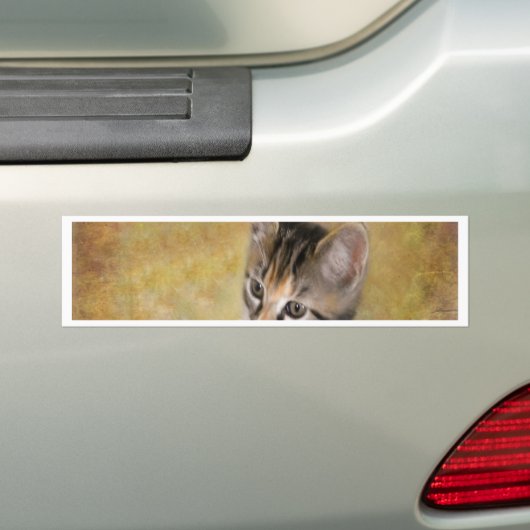 Maak kennis met tijger bumpersticker (Op auto)