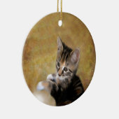 Maak kennis met tijger keramisch ornament (Rechts)