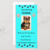 Maak kennis met uw goedgekeurde foto-kaart aankondiging (Voorkant / Achterkant)