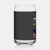 Maak Kerst Groot Weer Lelijke Kersttrui Trump Blikvorm Glas (Rechts)