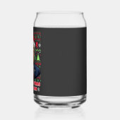 Maak Kerst Groot Weer Lelijke Kersttrui Trump Blikvorm Glas (Links)