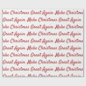 Maak kerst weer geweldig cadeaupapier (Vlak)