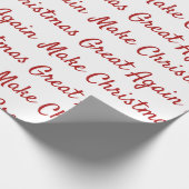 Maak kerst weer geweldig cadeaupapier (Hoek)