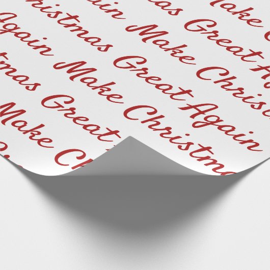 Maak kerst weer geweldig cadeaupapier (Hoek)