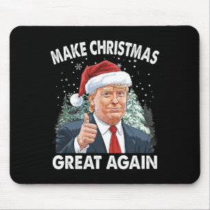 Maak kerst weer geweldig Grappig Donald Trump Kers Muismat