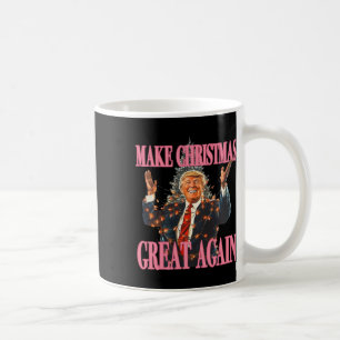 Maak kerst weer geweldig Grappig Kerstman Trump Ke Koffiemok