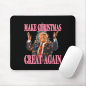 Maak kerst weer geweldig Grappig Kerstman Trump Ke Muismat (Met muis)