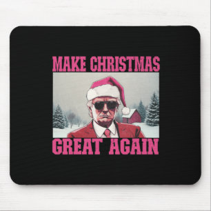 Maak kerst weer geweldig Grappig Sinterklaas Trump Muismat