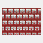 Maak kerst weer geweldig, grappige Trump. Inpakpapier Vel (Voorkant 2)