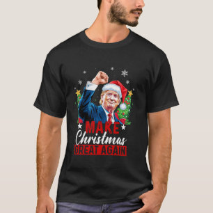 Maak kerst weer geweldig, grappige Trump Oeganda T-shirt