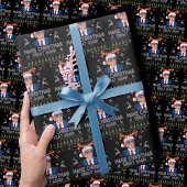Maak kerst weer geweldig in Ugly Trump Cadeaupapier