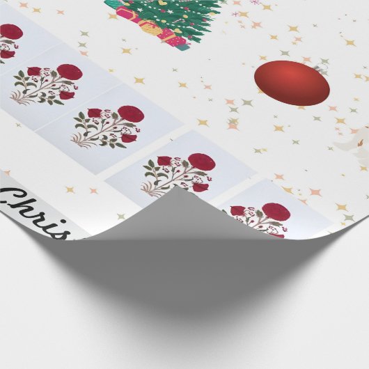 Maak kerst weer geweldig inpakpapier (Hoek)