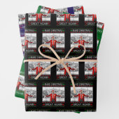 Maak kerst weer geweldig inpakpapier vel (In situ)