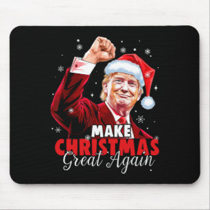 Maak kerst weer geweldig Kerstman Grappig Trump Ke Muismat