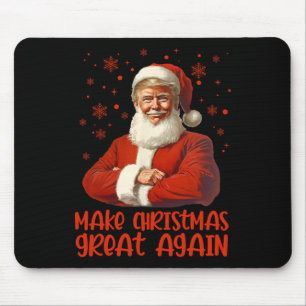 Maak kerst weer geweldig Kerstman Grappig Trump Ke Muismat