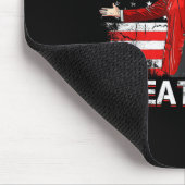 Maak kerst weer geweldig Kerstman Grappig Trump Ke Muismat (Hoek)