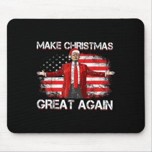 Maak kerst weer geweldig Kerstman Grappig Trump Ke Muismat