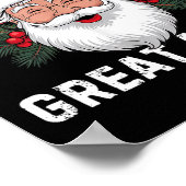 Maak kerst weer geweldig Kerstman Grappig Trump Ke Poster (Hoek)