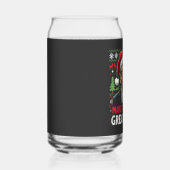 Maak kerst weer geweldig Lelijke kersttrui Trump Blikvorm Glas (Rechts)