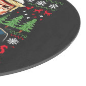 Maak kerst weer geweldig Lelijke kersttrui Trump Snijplank (Hoek)