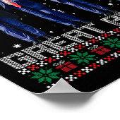 Maak kerst weer geweldig lelijke truien Trump Dan Poster (Hoek)