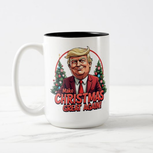 Maak kerst weer geweldig Mok (Links)