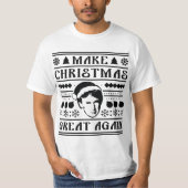 Maak kerst weer geweldig t-shirt (Voorkant)