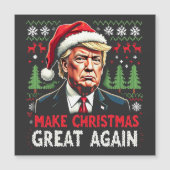 Maak kerst weer geweldig T-shirt Trump (Voorkant)