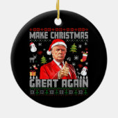 MAAK KERST WEER GEWELDIG | troef Keramisch Ornament (Achterkant)