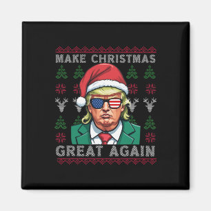 Maak kerst weer geweldig - troef kerst grappig magneet