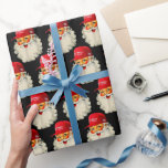 Maak kerst weer geweldig Trump Christmas Maga Cadeaupapier<br><div class="desc">Retro Make Christmas Great Again Trump Christmas Maga Santa</div>