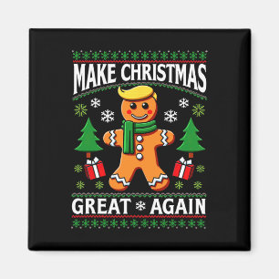 Maak kerst weer geweldig Trump Claus Lelijke Chris Magneet