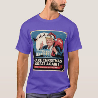 Maak kerst weer geweldig  Trump kerst T-shirt