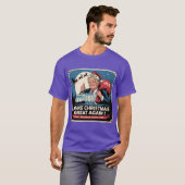 Maak kerst weer geweldig  Trump kerst T-shirt (Voorkant volledig)