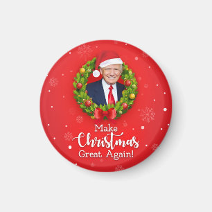 Maak kerst weer geweldig Trump MAGA grappig cadeau Magneet