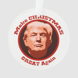 Maak kerst weer geweldig Trump Ornament