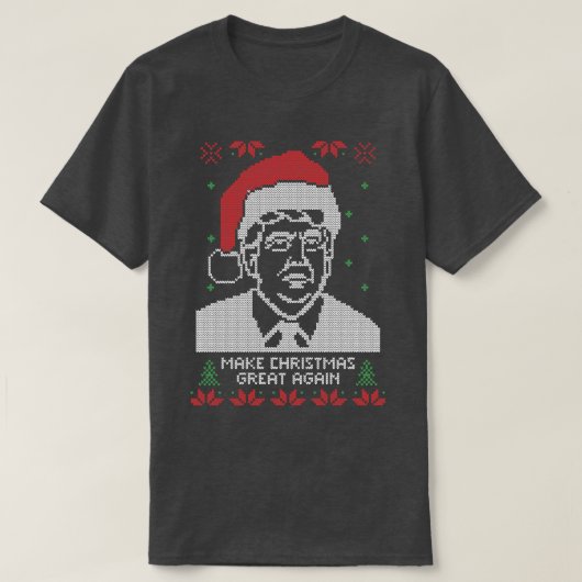 Maak kerst weer geweldig Trump T-shirt (Design voorkant)