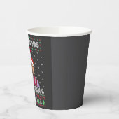 Maak kerst weer geweldig Trump Vance Xmas Papieren Bekers (Links)