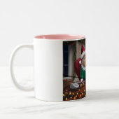 Maak kerst weer geweldig tweekleurige koffiemok (Links)